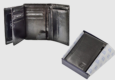  portfel skórzany męski TSPF 391  <br/> wymiary 9 x 12,5cm